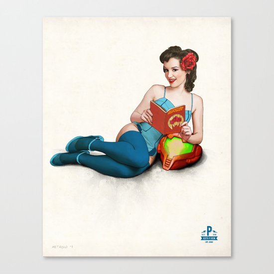 Metroid No.1 Canvas Print