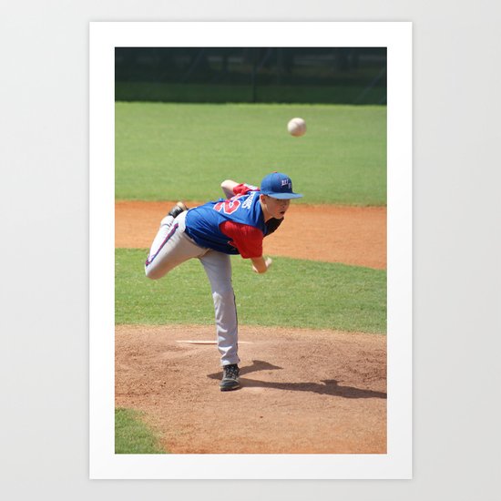 Little League 2012 State Championship Art Print