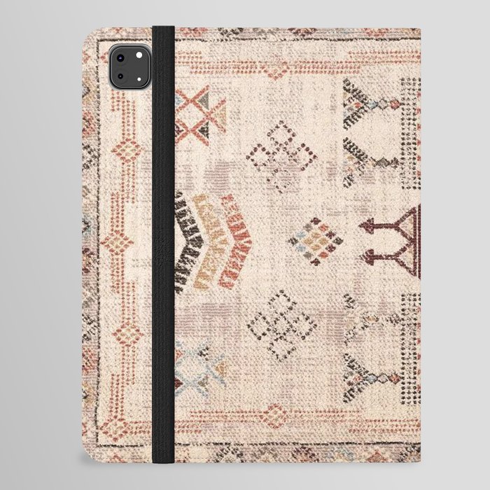 Moroccan Traditional Carpet Arwtork 11 iPad Folio Case