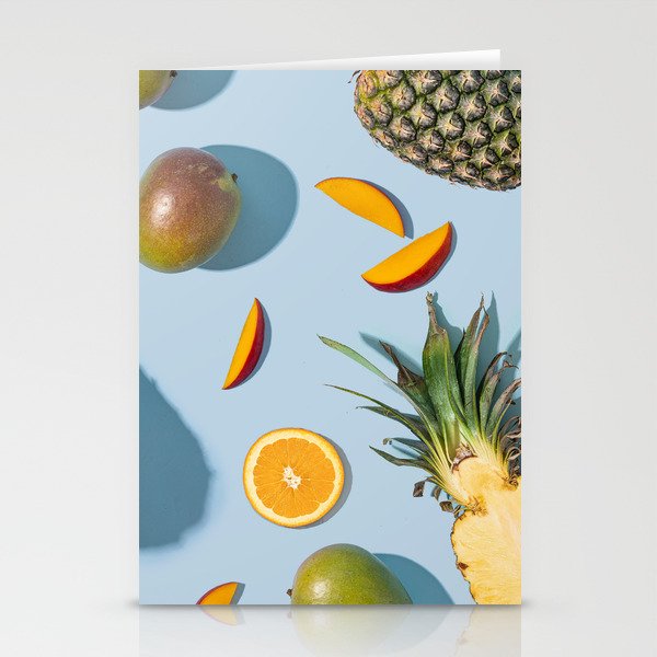 Tropical Fruit Stationery Cards