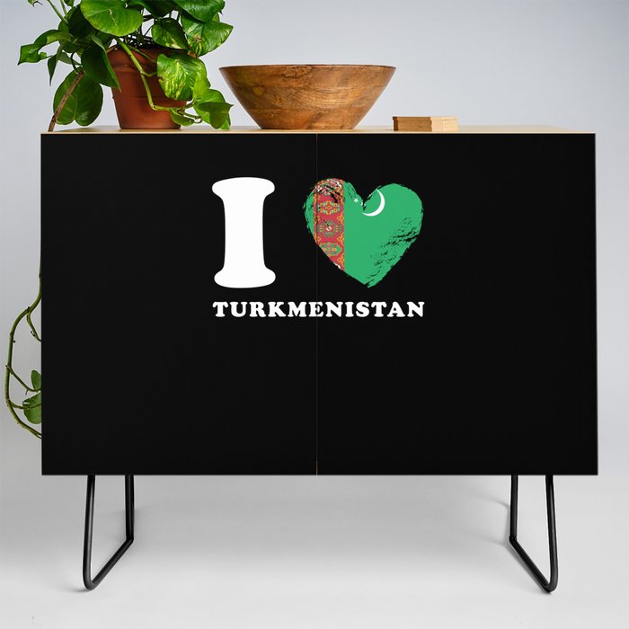 I Love Turkmenistan Credenza