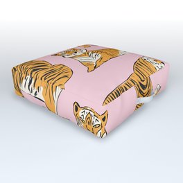 Tiger Pattern 001 Outdoor Floor Cushion