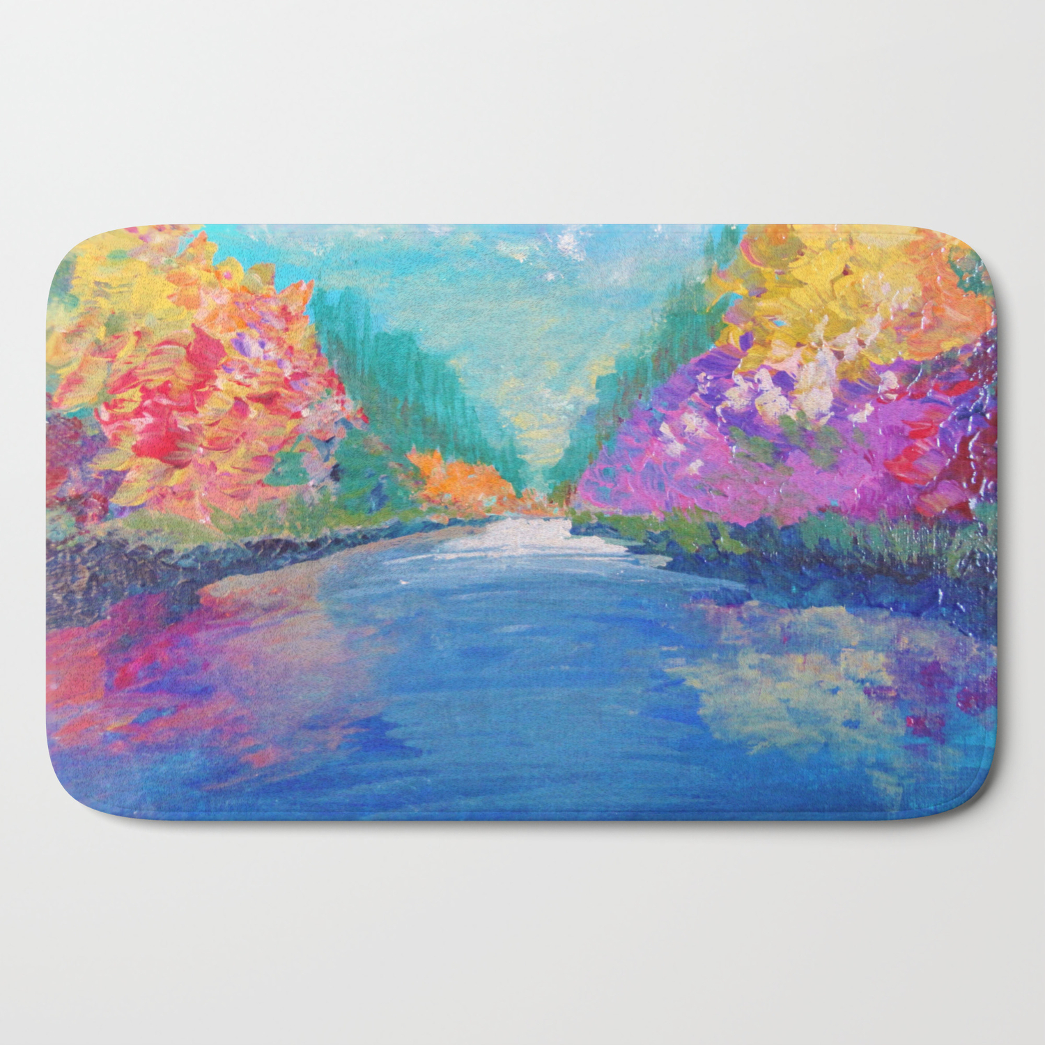 Around The Riverbend Autumn River Modern Nature Pochahontas