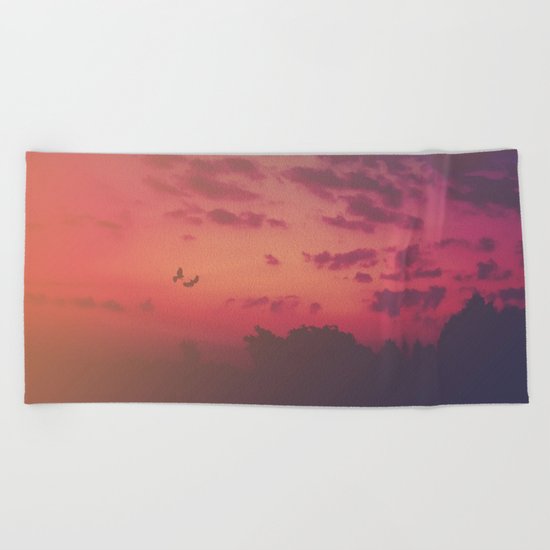 Love Runs Out Beach Towel