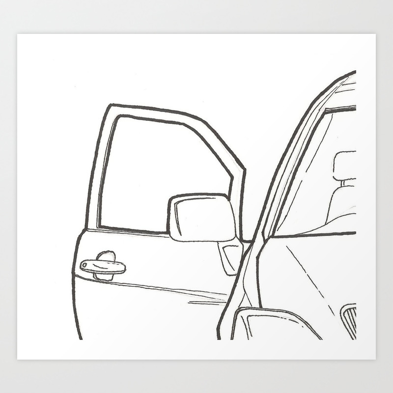 Car Door Art Print By Bexdale Society6
