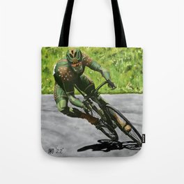 Fantasy Cyclist Bike Racing Tote Bag