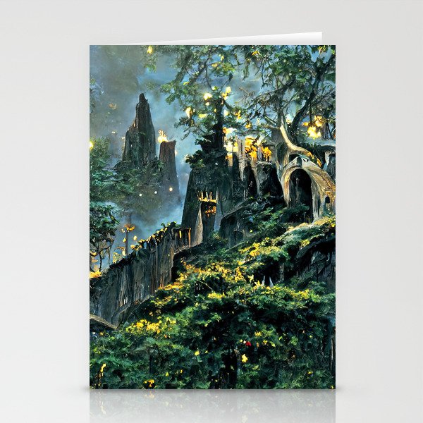 City of Elves Stationery Cards