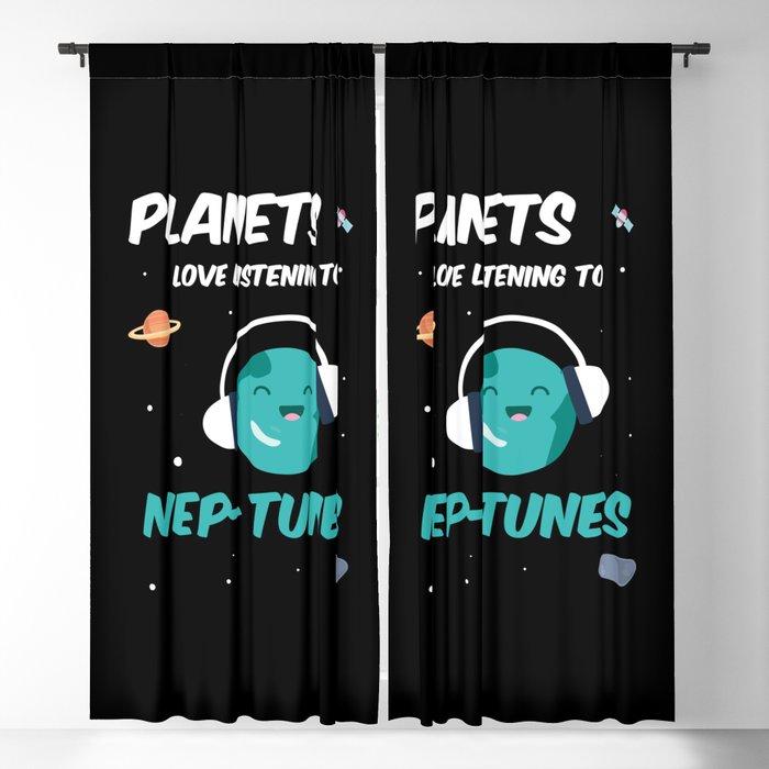 Neptune Astronomy Space Hobbie Shirt Blackout Curtain