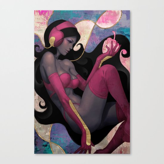 Pepper Flow Canvas Print