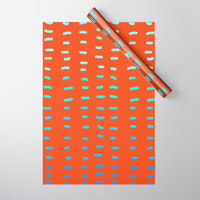 Fiesta at Festival - Orange Wrapping Paper