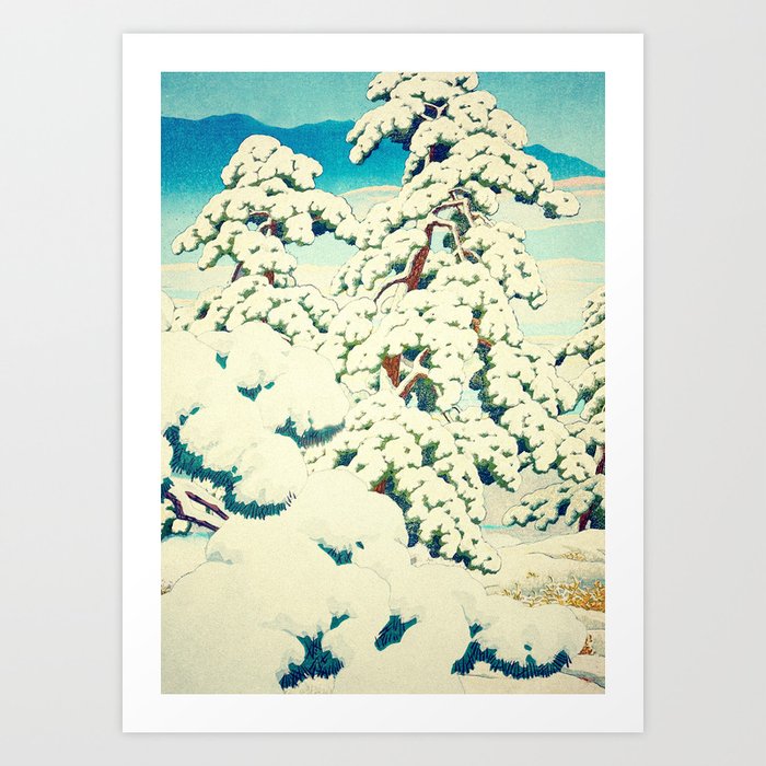 A Morning in the Snow Art Print