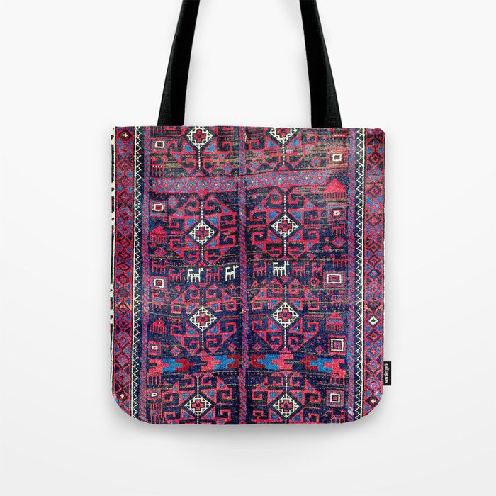 Baluch Khorasan Northeast Persian Rug Print Tote Bag