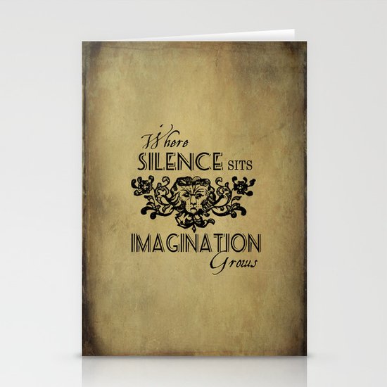 Where Silence Sits Stationery Cards