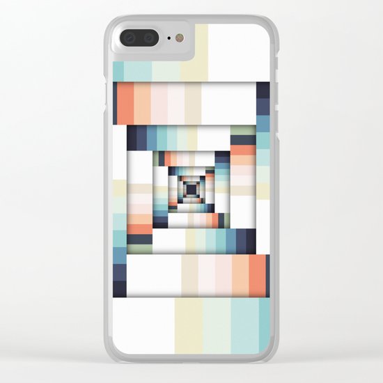 Boxes of Colors Clear iPhone Case