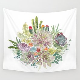 Succulents Wall Tapestry