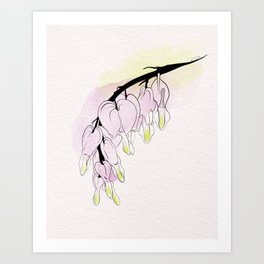 Bleeding Hearts (1) Art Print