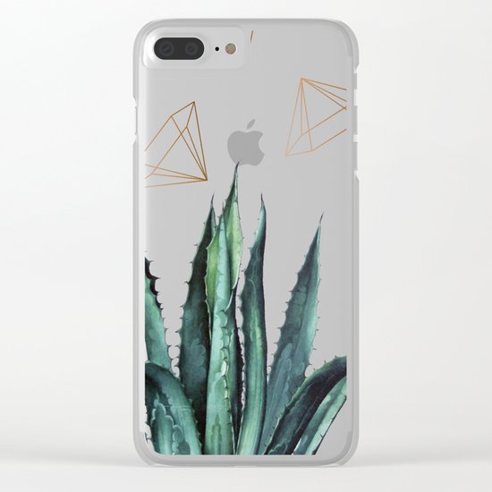 Agave Geometry #society6 #decor #buyart Clear iPhone Case
