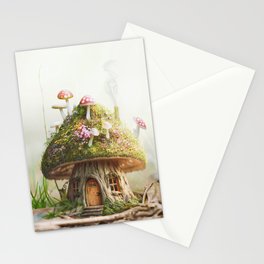 Mushroom House Stationery Card