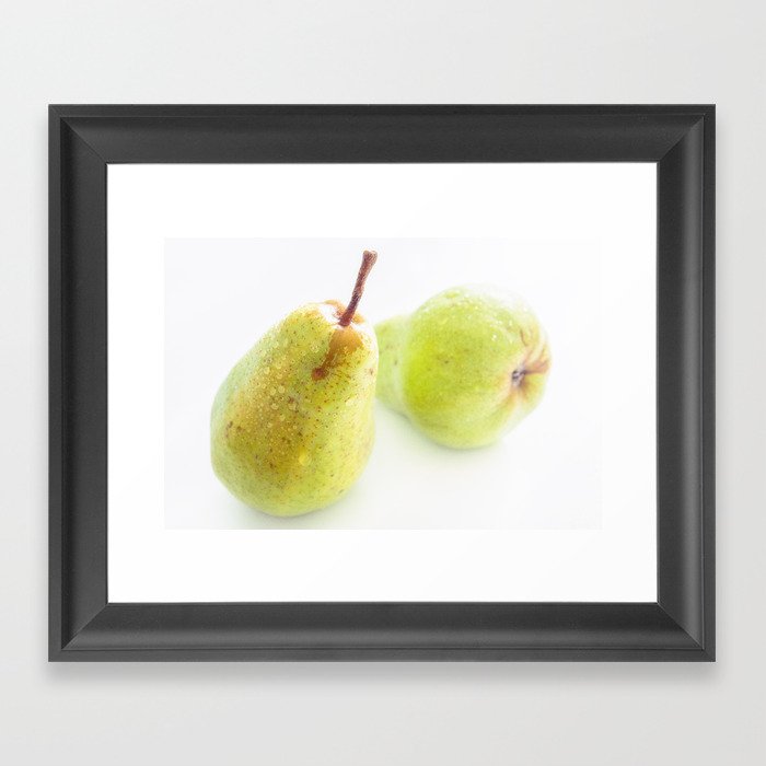 Pears Fruit Photo Framed Art Print