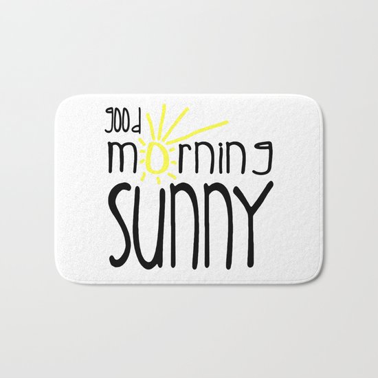 Good Morning Sunny Bath Mat