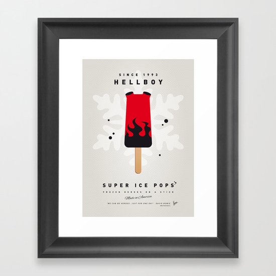 My SUPER ICE POP- No11 Framed Art Print
