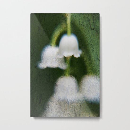 Turning to Stone Metal Print