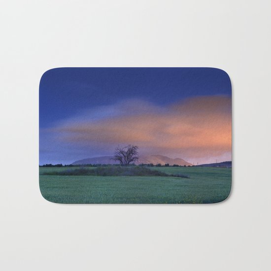 "Blue night" Bath Mat