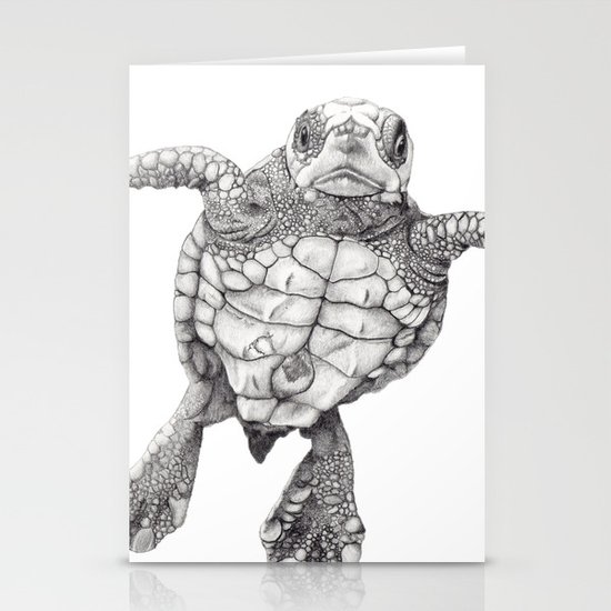 Chelonioidea (the turtle) Stationery Cards