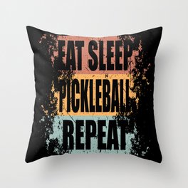 Pickleball Saying Funny Throw Pillow
