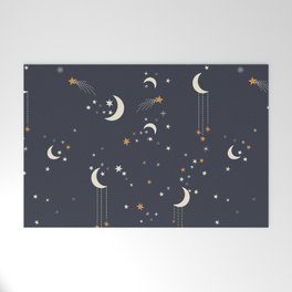 The moon and stars Welcome Mat