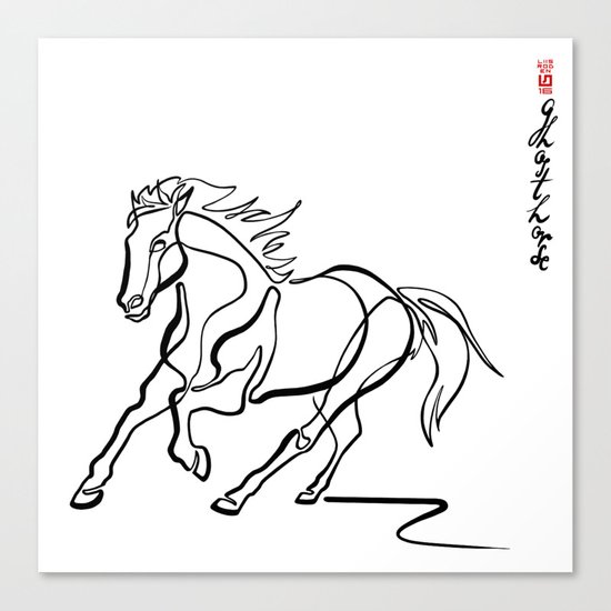 ~ghost.Horse~ Canvas Print