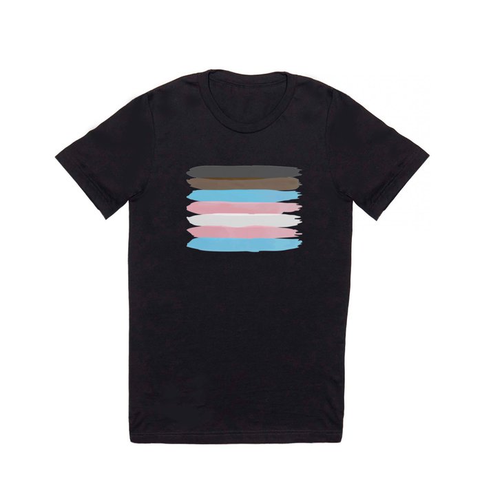 trans pride brushstrokes T Shirt