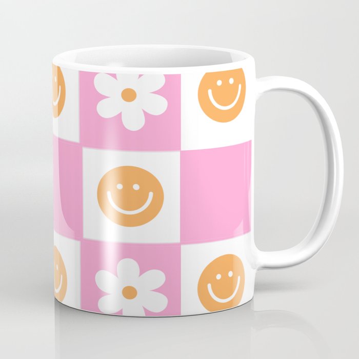 Happy Checker Coffee Mug