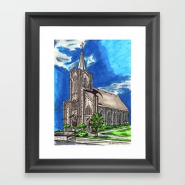 St. Brigid's Church Framed Art Print