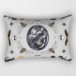 Spooky Halloween Mandala Rectangular Pillow