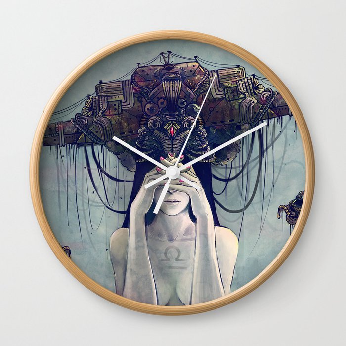 Zodiac Sign: Libra Wall Clock