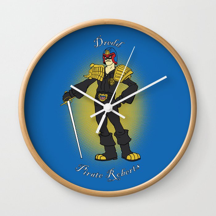 Dredd Pirate Roberts Wall Clock