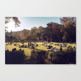 People in the park Canvas Print