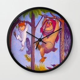 The Wild Things Are Romp Wall Clock