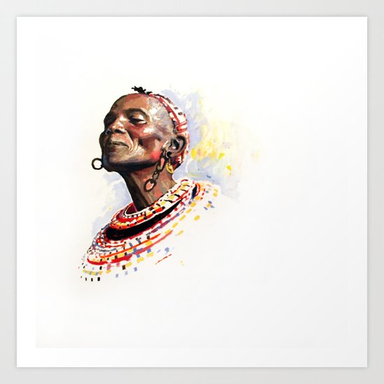 KENYA Art Print