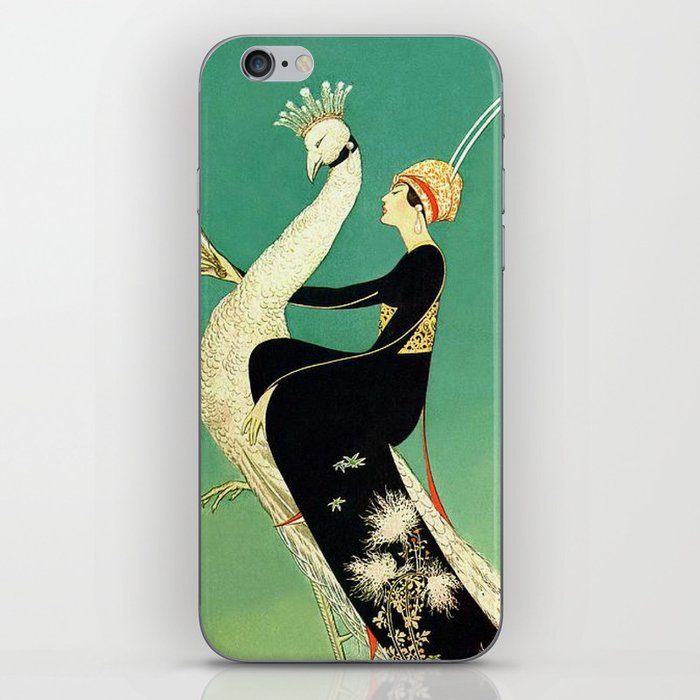 Vintage Magazine Cover - Peacock iPhone Skin