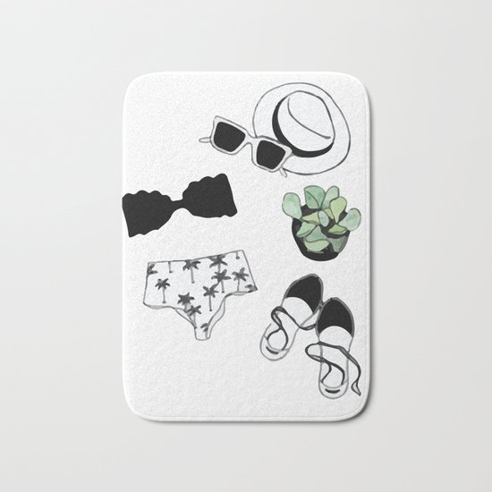 fashion summer set Bath Mat