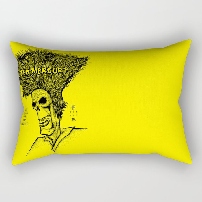 Zed Mercury Cramps tribute Rectangular Pillow