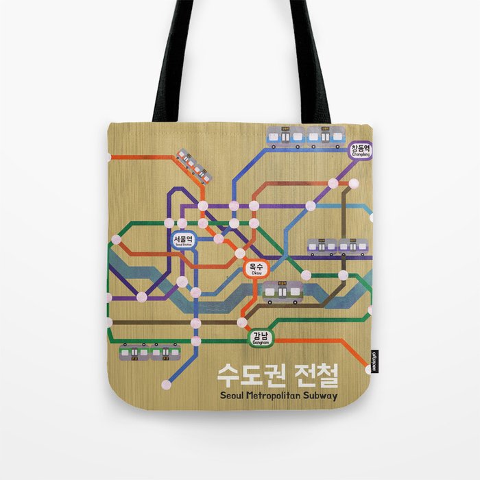 Seoul Metro Tote Bag