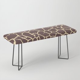 Giraffe pattern. Animal skin print . Digital Illustration Background Bench