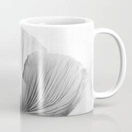 XRAY FLOWER [transparent black white poppy petals] Coffee Mug