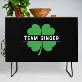 Team Ginger St Patrick's Day Credenza