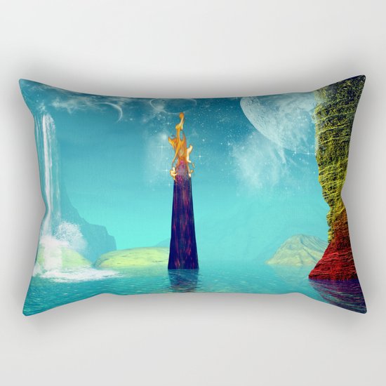 Fantasy landscape Rectangular Pillow
