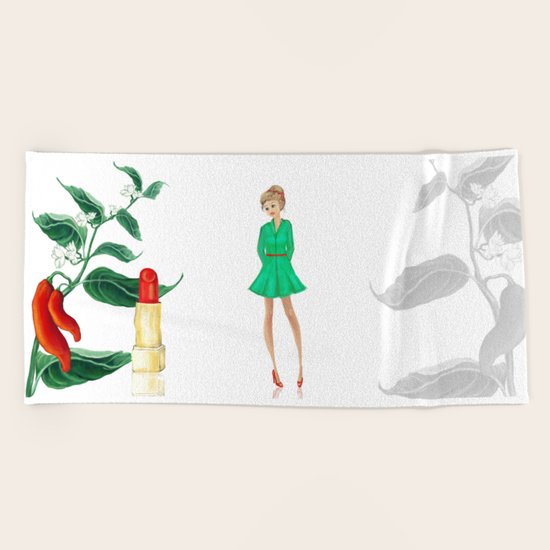 Contrasts Beach Towel