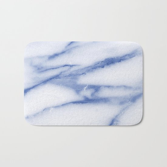 Blue Skies Marble Bath Mat